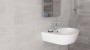 Stone effect Grey/Silver Medium Format 260x410 - 595x595 Ceramic for Wall; Finish - Natural